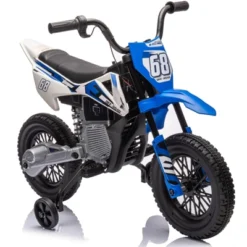 12V Electric Dirt Bike, Kids Electric Motorcycle With 25W*2 Motor, Twist Grip Throttle, Training Wheels, Spring Suspension -Home Decor Store GUEST be4e1311 66e5 4c1a bcbd aecad5cfab18