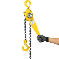 Lever Chain Hoist 3 Ton 6600LBS Capacity 20 FT Chain Come Along With Ergonomic Rubber Handle, Heavy Duty Hooks Ratchet Lever Chain Hoist Lift Puller -Home Decor Store GUEST c53315ee 78bf 4ff5 9416 5a512443f01f