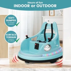 Electric Bumper Car For Kids, 12V Ride On Toddler Bumping Car W/Remote Control -Home Decor Store GUEST c5d5b77b f15b 4b13 a93e 5e09b1ef07fb