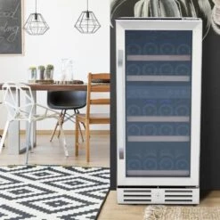 Mini Fridge 15 Inch Wine Cooler Under Couter, 29 Bottle Dual Zone Wine Fridge Wine Cooler Refrigerator With Digital Temperature Control 12 Mini Fridge 15 Inch Wine Cooler Under Couter, 29 Bottle Dual Zone Wine Fridge Wine Cooler Refrigerator With Digital Temperature Control -Home Decor Store GUEST c5d749c4 d9ae 4a1b 96d6 34dff88dc8c3