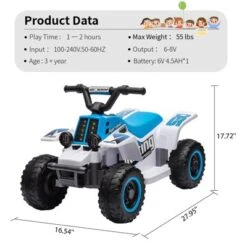 6V Ride On ATV For Kids, Powerful And Safe Ride On Toy With Rechargeable Battery -Home Decor Store GUEST c6f08b34 8928 4b4a ba71 44077d28de2a