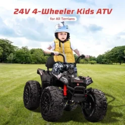 Kids ATV, 24V Ride On Car 4WD Quad Electric Vehicle, 4x80W Powerful Engine -Home Decor Store GUEST c76111fd cc8e 49c5 aee2 6dfa4bca1fc6