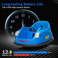 Bumper Cars For Toddlers, Ride On Car, Electric Kids Ride On Bumper Car Gift, 12V Battery Car For Kids Remote