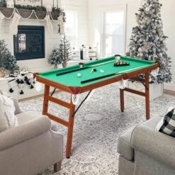 55-inch Folding Billiard - Portable Pool Table, Billiard Game Table With 2 Cue Sticks 16 Balls Triangle Chalk For Kids And Adults 21 55-inch Folding Billiard - Portable Pool Table, Billiard Game Table With 2 Cue Sticks 16 Balls Triangle Chalk For Kids And Adults -Home Decor Store GUEST c8c2d62e edb8 4d31 8ec1 950ce34917d7