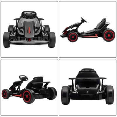 Go Kart For Kids, 24V Drift Kart With 2X200W Strong Motor, 7AH Big Battery, Electric Pedals 8 Go Kart For Kids, 24V Drift Kart With 2X200W Strong Motor, 7AH Big Battery, Electric Pedals - Image 8