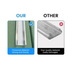 6.6 FT Greenhouse Lock Channel And Spring Wire,1MM Thick Aluminum Alloy Lock Channel And PVC Coated Spring Wires For Greenhouse And Shade Cloth -Home Decor Store GUEST cb19aed1 8bcd 46c4 859e 7f80e291fce0