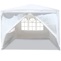 10'x10' Party Tent Commercial Gazebo Tent With 4 Removable Wall Window Zipper Door Portable Canopy Tent For Outdoor Event Wedding Party Bench 14 10'x10' Party Tent Commercial Gazebo Tent With 4 Removable Wall Window Zipper Door Portable Canopy Tent For Outdoor Event Wedding Party Bench -Home Decor Store GUEST ccf30ac9 f635 4693 acb3 9ab56285fa50