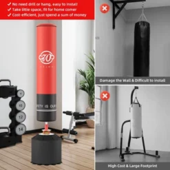 Punching Bag With Stand, Heavy Boxing Bag Freestanding With Suction Cup For Adult Kids -Home Decor Store GUEST cd826f54 635c 42a6 8866 fb94b50f4a9b