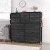 12 Drawer Dresser For Bedroom, Tall Fabric Dressers & Chest Of Drawers, Fabric Storage Tower