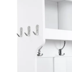 Shoe Storage Bench With Shelves Coat Hooks, Elegant Hall Tree With Wall Mounted Coat Rack, Entryway Organizer For Hallway, Foyer, Mudroom, Entrance -Home Decor Store GUEST d3f8a329 3a50 4591 8bc2 1a1bfab3c23f