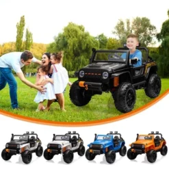 24V Kids 2 Seater Ride On Truck Car Electric Vehicles W/Remote Control -Home Decor Store GUEST d41ea320 3d0f 4bc3 a12c ec9b11bcd7dd
