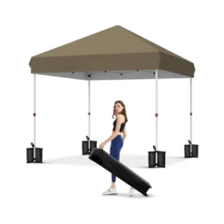 10x10ft Pop Up Outdoor Canopy,3 Adjustable Height UV Protection For Camping,Parties,Outdoor Events -Home Decor Store GUEST d930b6d7 7537 4130 8f00 07e03372572b