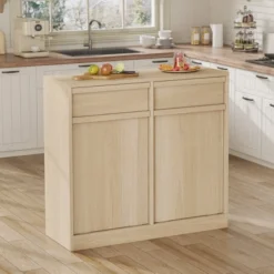 Whizmax Double Tilt Out Trash Cabinet, Hidden Trash Cabinet With 20 Gallon Storage, Freestanding Garbage Can Cabinet For Kitchen Dining Room