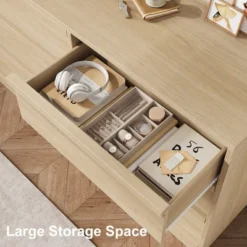 Garvee 6 Drawer Dresser For Bedroom, Natural Double Dresser Organizer With Concave Handles, Modern Chest Of Drawers For Bedroom, Living Room, Nursery -Home Decor Store GUEST dd75d9ef fa0e 4935 9dc0 fc13b75530b8 1