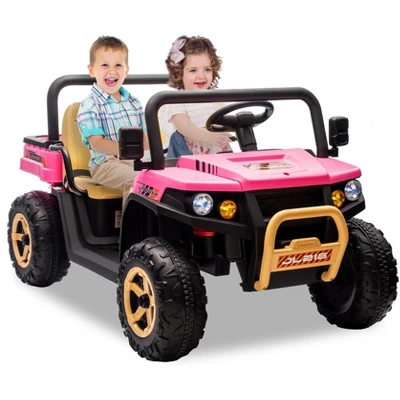 24v Ride On Dump Truck, 2 Seater Electric Ride On Car Toy For Kids, Battery Powered UTV 10 24v Ride On Dump Truck, 2 Seater Electric Ride On Car Toy For Kids, Battery Powered UTV - Image 10