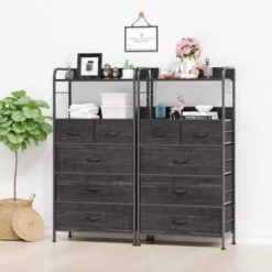 Dresser For Bedroom With 5 Drawers, Small Dressers & Chests Of Drawers, Vertical Fabric Tower Drawer Organizer Unit -Home Decor Store GUEST e1f9620b 8d96 4115 9483 6f864541878e