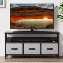 Dresser TV Stand, Entertainment Center With Storage, 55 Inch TV Stand For Bedroom Small TV Stand Dresser With Drawers And Shelves -Home Decor Store GUEST e28362c8 8c91 4868 a49f 5da7d1085154