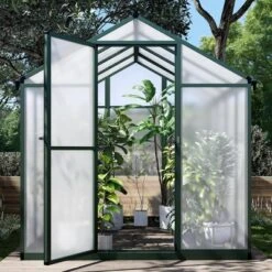 6x8 FT Greenhouse For Outdoors, Polycarbonate Greenhouse With Quick Setup Structure And Roof Vent -Home Decor Store GUEST e2e0967c 6bcd 43d0 8259 912f4f85d0c0