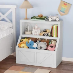 Kid's Bookshelf And Toy Storage Unit, Wooden Bookcase Cabinet With Storage Organizer, Large Cubbies For Kids,Nursery,Classroom,Kindergarten -Home Decor Store GUEST e3af45d5 d7ed 48a5 962e e8fc9aca9aa2