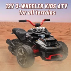 Kids Ride On Electric ATV For Kids With 3 Wheelers, 12V Battery Powered Car -Home Decor Store GUEST e4233477 da62 4c7e 867e 6cd3f584720f