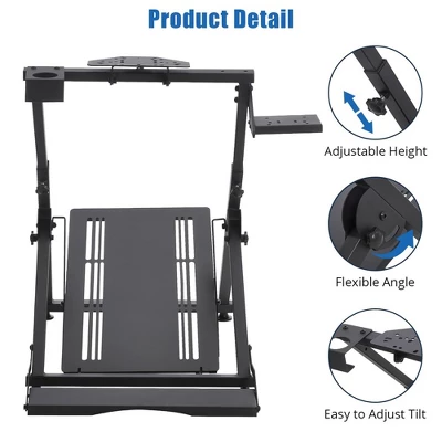 X Shape Racing Steer, Steering Wheel Stand Compatible With Logitech G25 G27 G29 G920 Thrustmaster T330TS Gaming Cockpit 3 X Shape Racing Steer, Steering Wheel Stand Compatible With Logitech G25 G27 G29 G920 Thrustmaster T330TS Gaming Cockpit - Image 3