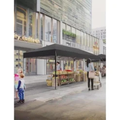 10'x20' Pop Up Canopy Tent, Easy To Set Up And Take Down, Waterproof UV Outdoor Events For Farmer Market, Party, Event, Patio