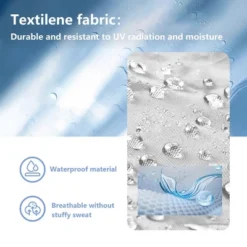 Whizmax Fir Lying Bed ,Portable Leisure Chair With Adjustable Wheels, Sunscreen And Breathable Textilene Fabric -Home Decor Store GUEST ecd6e178 f1de 45ed b33d 8e41ac01e5c1