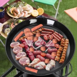 Paella Burner And Stand Set On Wheels - Complete Paella Kit For Up To 14 -16 Servings With 18 Inch Paella Pan 12 Paella Burner And Stand Set On Wheels - Complete Paella Kit For Up To 14 -16 Servings With 18 Inch Paella Pan -Home Decor Store GUEST edb005cc 0116 4d18 a23f 71629b822365