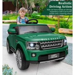 Licensed Land Rover Ride On Car, 12V 4.5 MPH Ride On Toys For Toddlers 3-8, Kids Electric Car With Parent Remote Control