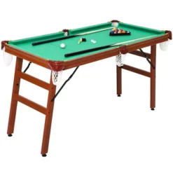 55-inch Folding Billiard - Portable Pool Table, Billiard Game Table With 2 Cue Sticks 16 Balls Triangle Chalk For Kids And Adults 23 55-inch Folding Billiard - Portable Pool Table, Billiard Game Table With 2 Cue Sticks 16 Balls Triangle Chalk For Kids And Adults -Home Decor Store GUEST ef0bc3ee 78aa 4c9f bfa7 21daa293b9fd