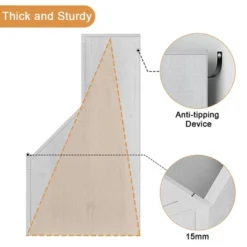 Kid's Bookshelf And Toy Storage Unit, Wooden Bookcase Cabinet With Storage Organizer, Large Cubbies For Kids,Nursery,Classroom,Kindergarten -Home Decor Store GUEST f30f0aba b097 4bd5 b51c fe6210148068