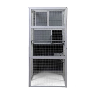 Large Outdoor Catio Cat Enclosures With Waterproof Roof 2 Jumping Platforms And Resting Rooms 4-Tier Cat Playpen Wooden Cat Enclosure Indoor Outdoor 6 Large Outdoor Catio Cat Enclosures With Waterproof Roof 2 Jumping Platforms And Resting Rooms 4-Tier Cat Playpen Wooden Cat Enclosure Indoor Outdoor - Image 6