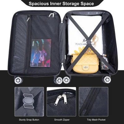 4 Piece Luggage Sets, Expandable Carry On Luggage Set, Suitcase Set 14/20/24/28 In, Hard Shell Luggage Sets With Tsa Lock, Spinner Wheels 1 4 Piece Luggage Sets, Expandable Carry On Luggage Set, Suitcase Set 14/20/24/28 In, Hard Shell Luggage Sets With Tsa Lock, Spinner Wheels