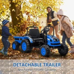 Garvee 12V Kids Ride On Tractor With Trailer, Electric Tractor With Remote Control,Safety Belt,for Boys Girls -Home Decor Store GUEST fce51834 c017 436a a359 69e7c8ef999a