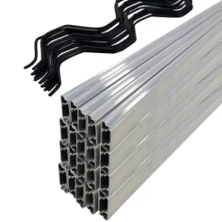 6.6 FT Greenhouse Lock Channel And Spring Wire,1MM Thick Aluminum Alloy Lock Channel And PVC Coated Spring Wires For Greenhouse And Shade Cloth -Home Decor Store GUEST ff7b69f8 29d4 4df5 b871 8ea52844116e